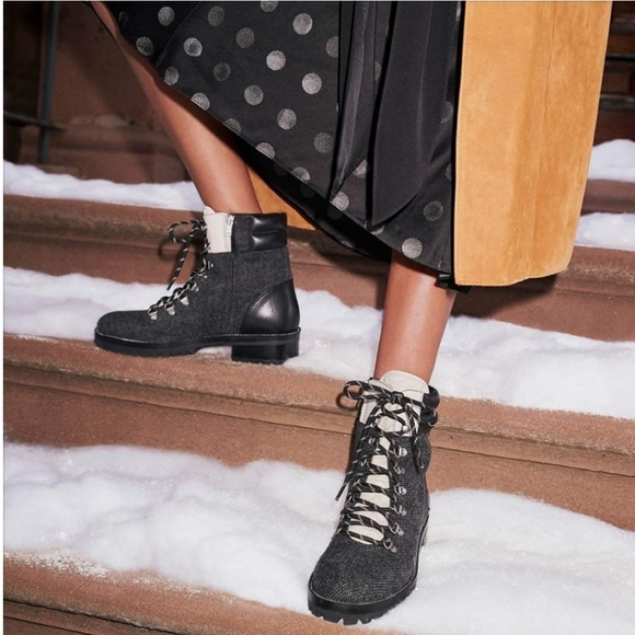 coach combat boots womens